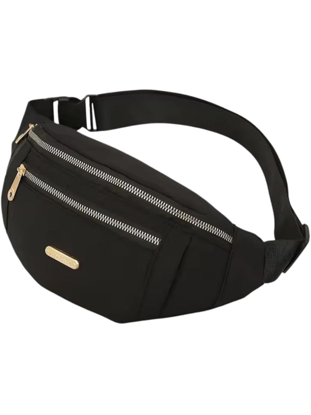 NWT No Label Black Fanny Pack